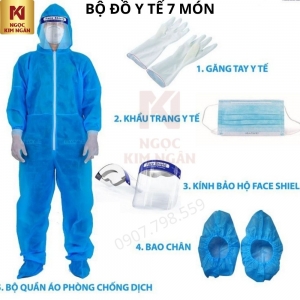 Đồ bảo hộ y tế 7 in 1